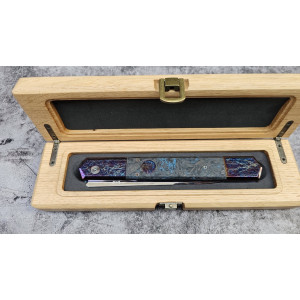 ARGOS — авторський складаний ніж ручної роботи Androshchuk Knives, CPM S90V, 64 HRC. Photo 3